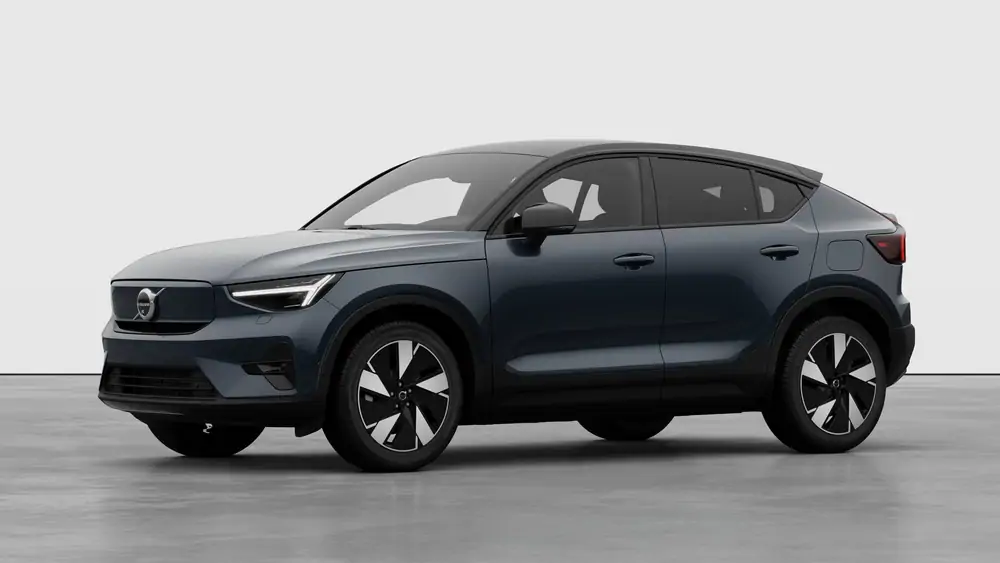 Nouveau Volvo EC40 Crossover (SUV Coupé) Plus Électrique 2 roues motrices (Propulsion) Denim Blue 1