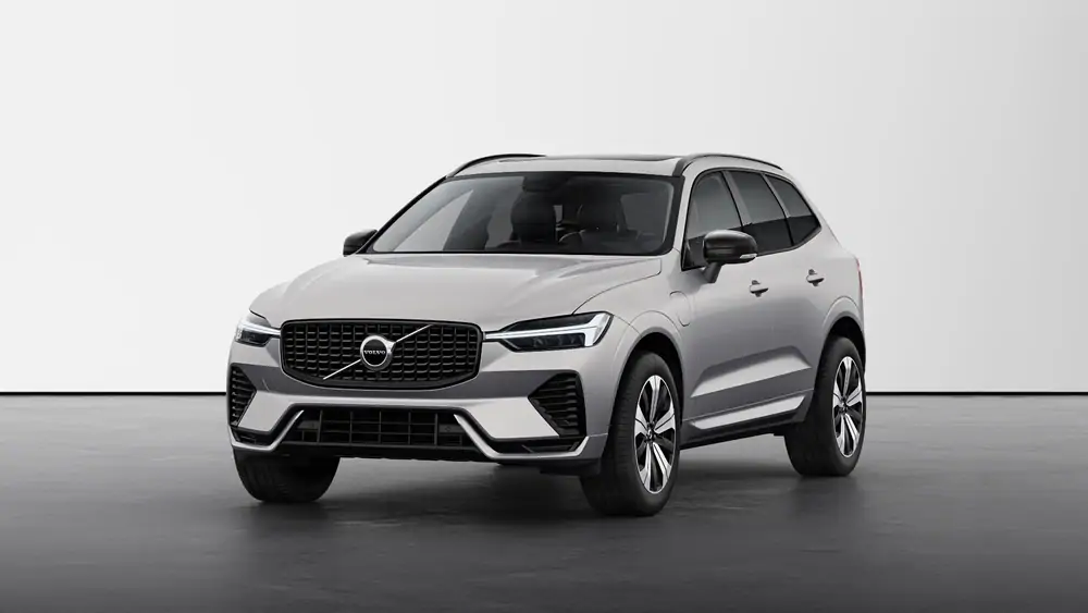 Nouveau Volvo XC60 SUV Plus Hybride rechargeable 4 roues motrices Silver Dawn 1
