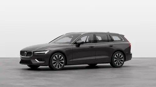 Nouveau Volvo V60 Break Ultimate Hybride rechargeable 4 roues motrices Platinum Grey