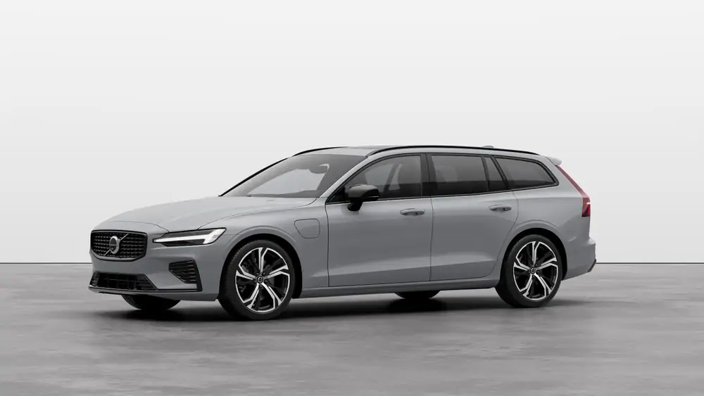 Nouveau Volvo V60 Break Plus Hybride rechargeable 4 roues motrices Vapour Grey 1