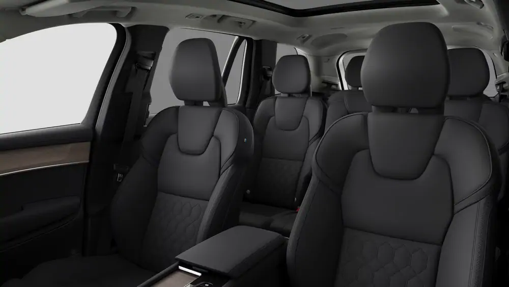 Nouveau Volvo XC90 SUV Ultimate Hybride rechargeable 4 roues motrices Onyx Black 5
