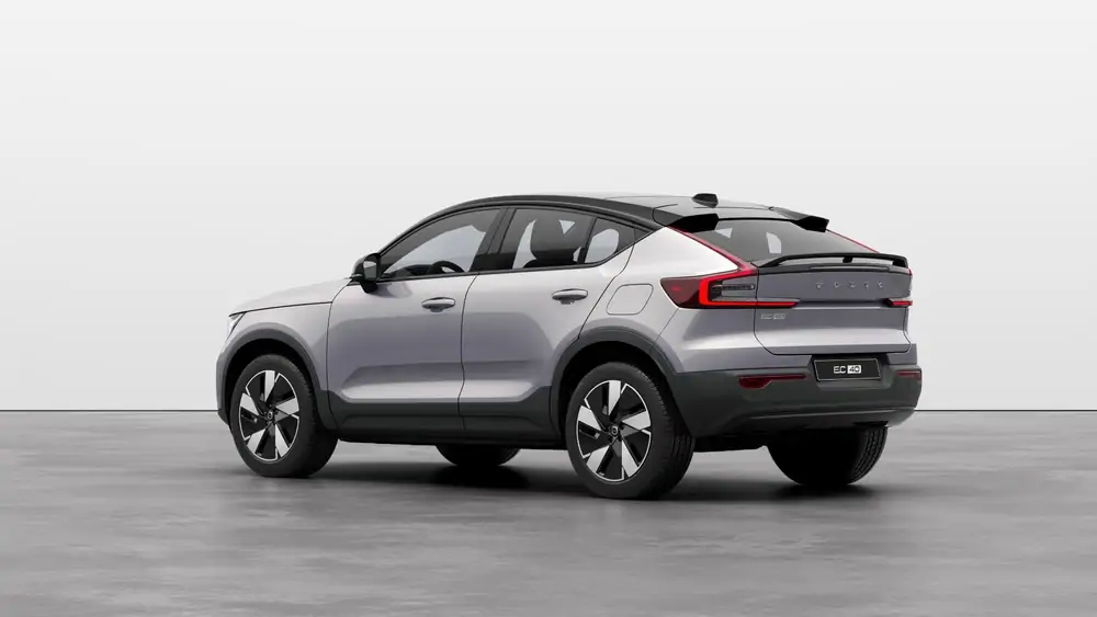 Nouveau Volvo EC40 Crossover (SUV Coupé) Plus Électrique 2 roues motrices (Propulsion) Silver Dawn 2