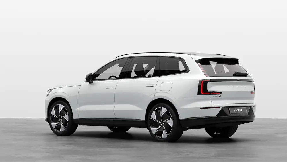 Nouveau Volvo EX90 SUV Ultra Électrique Crystal White Pearl 2