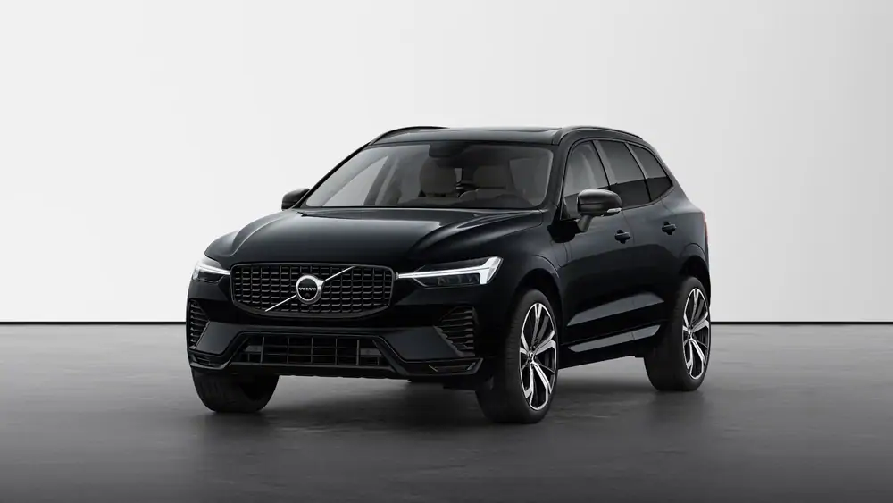 Nouveau Volvo XC60 SUV Ultimate Hybride rechargeable 4 roues motrices Onyx Black 1