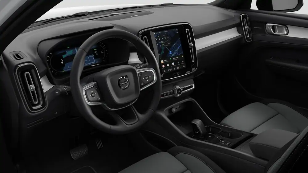 Nouveau Volvo XC40 SUV Plus Micro-hybride 2 roues motrices (Traction) Crystal White Pearl 4