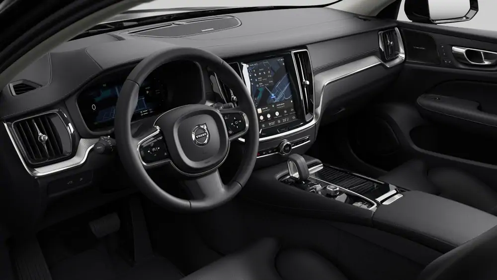 Nouveau Volvo V60 Break Ultimate Hybride rechargeable 4 roues motrices Onyx Black 4