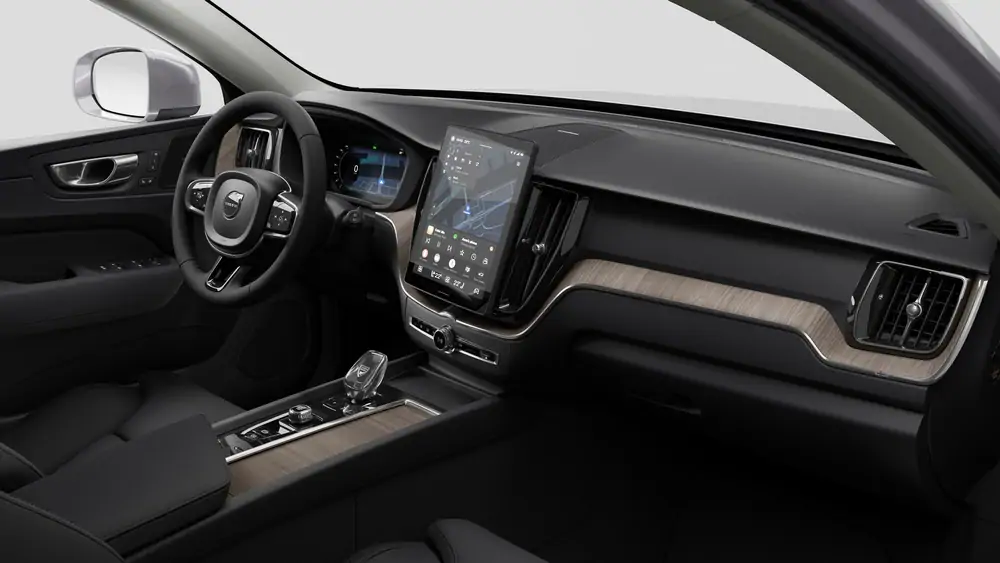 Nouveau volvo XC60 SUV Plus Hybride rechargeable 4 roues motrices Aurora Silver 4
