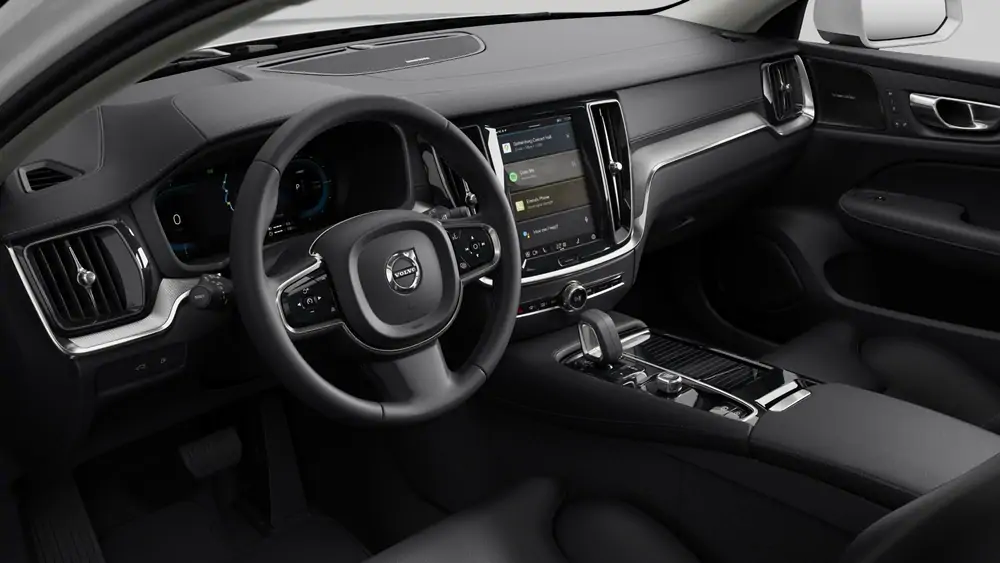 Nouveau Volvo V60 Break Ultimate Hybride rechargeable 4 roues motrices Crystal White Pearl 4
