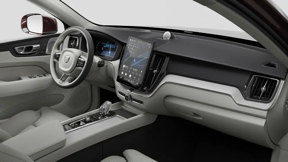 Nouveau Volvo XC60 SUV Ultimate Hybride rechargeable 4 roues motrices Mulberry Red 4