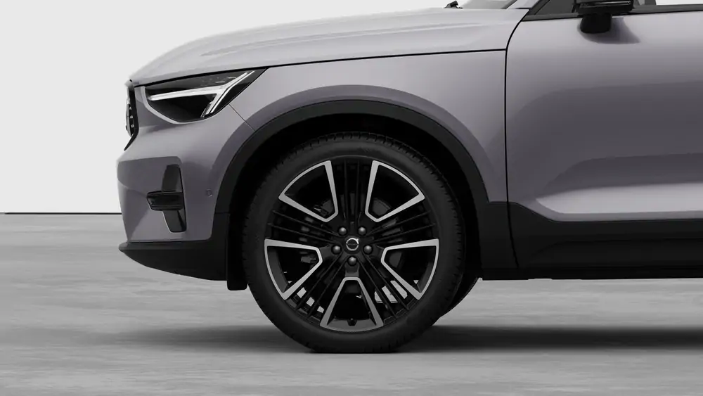 Nouveau Volvo XC40 SUV Ultimate Micro-hybride 2 roues motrices (Traction) Aurora Silver 3