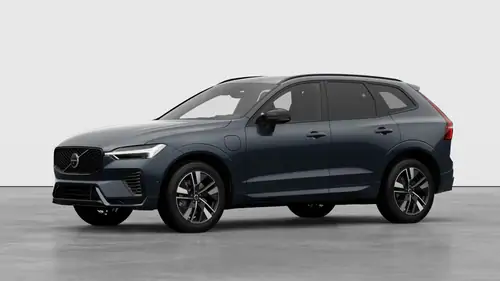 Nouveau Volvo XC60 SUV Plus Hybride rechargeable 4 roues motrices Denim Blue