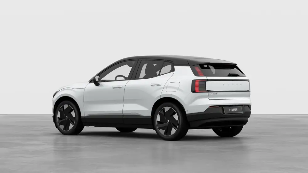 Nouveau Volvo EX30 SUV Ultra Électrique 2 roues motrices (Propulsion) Crystal White Pearl 2