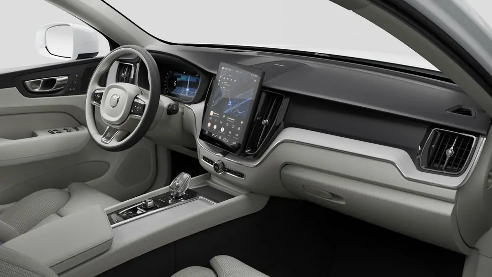 Nouveau Volvo XC60 SUV Plus Hybride rechargeable 4 roues motrices Crystal White Pearl 4