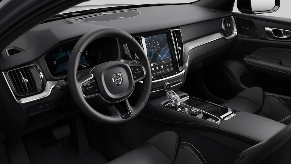 Nouveau Volvo V60 Break Plus Hybride rechargeable 4 roues motrices Aurora Silver 4