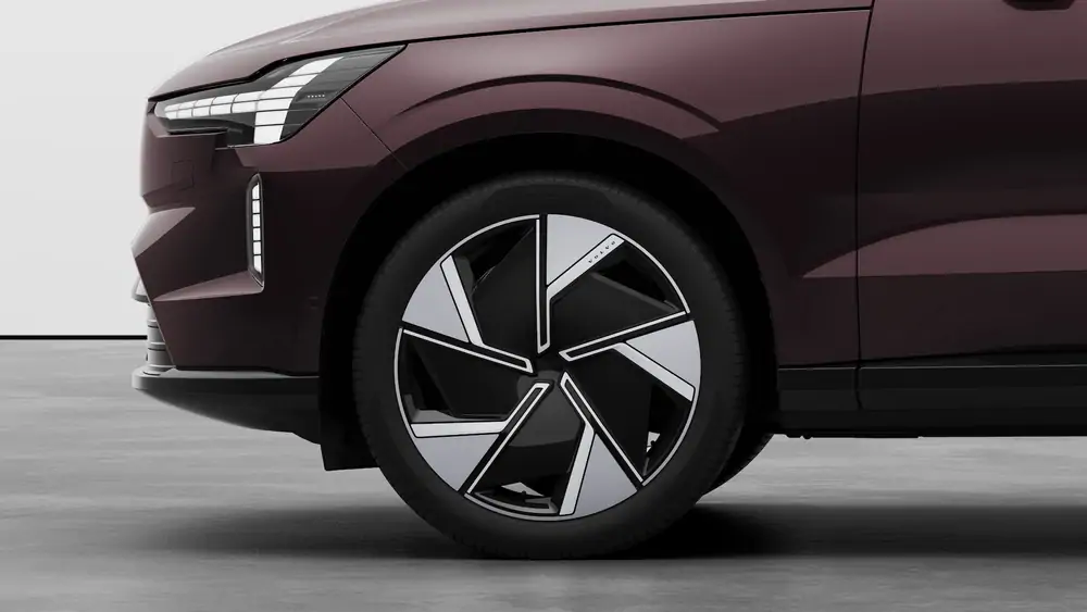 Nouveau Volvo EX90 SUV Ultra Électrique Mulberry Red 3