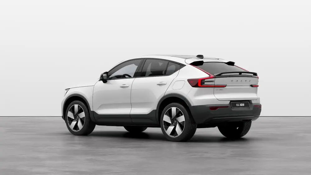 Nouveau Volvo EC40 Crossover (SUV Coupé) Plus Électrique 2 roues motrices (Propulsion) Crystal White Pearl 2