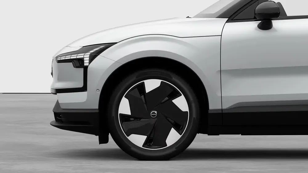 Nouveau Volvo EX30 SUV Ultra Électrique 2 roues motrices (Propulsion) Crystal White Pearl 3