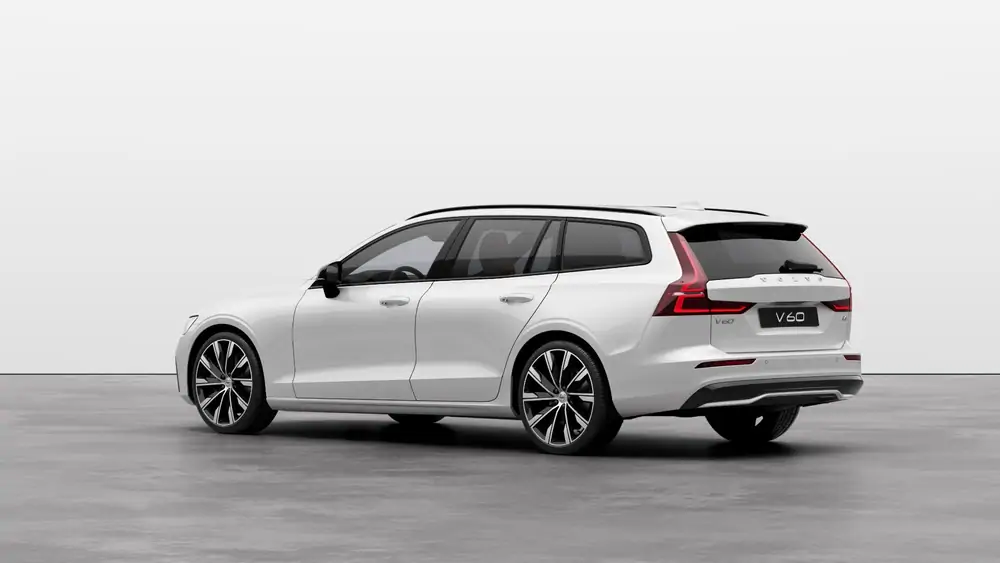 Nouveau Volvo V60 Break Ultimate Mild Hybrid 2 roues motrices (Traction) Crystal White Pearl 2