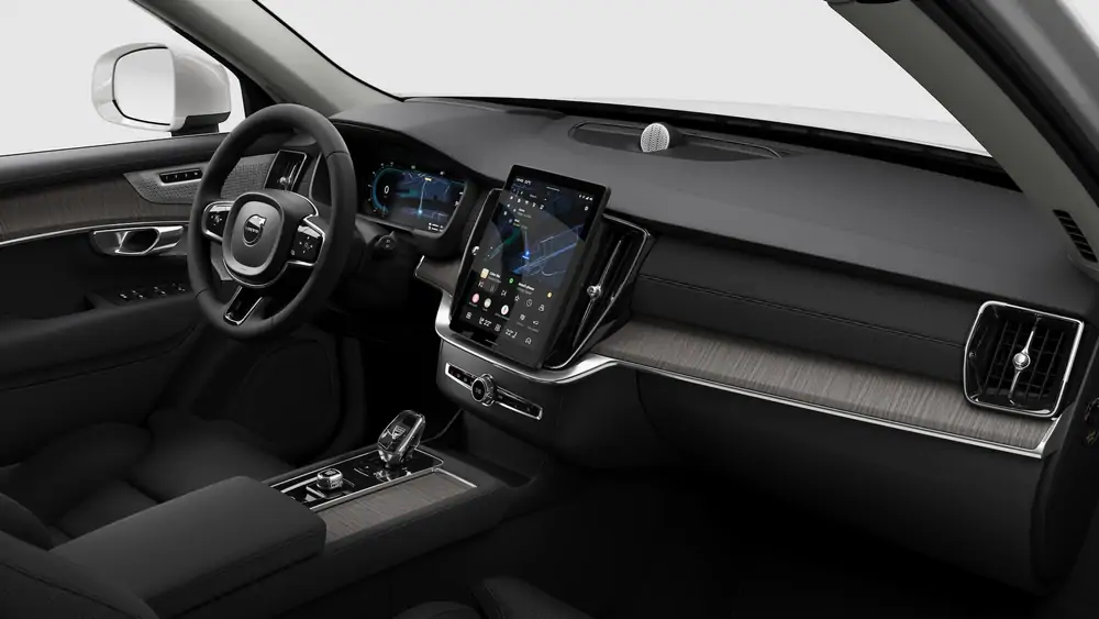 Nouveau Volvo XC90 SUV Ultimate Hybride rechargeable 4 roues motrices Silver Dawn 4