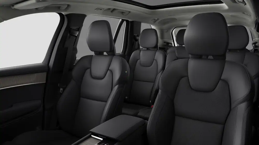 Nouveau Volvo XC90 SUV Ultimate Hybride rechargeable 4 roues motrices Onyx Black 5