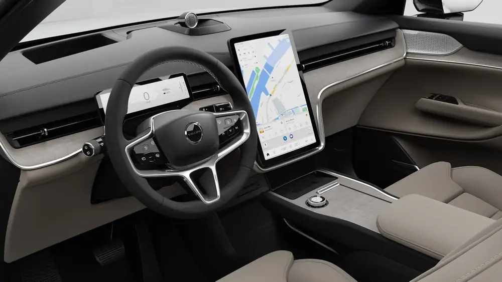 Nouveau Volvo EX90 SUV Ultra Électrique Crystal White Pearl 4