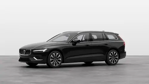 Nouveau Volvo V60 Break Ultimate Hybride rechargeable 4 roues motrices Onyx Black