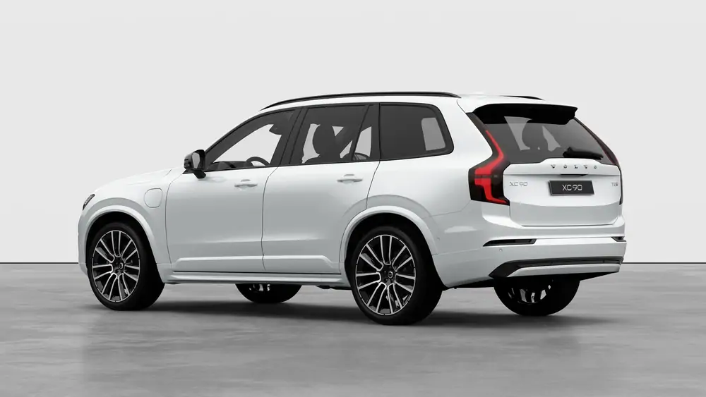 Nouveau Volvo XC90 SUV Ultimate Hybride rechargeable 4 roues motrices Crystal White Pearl 2