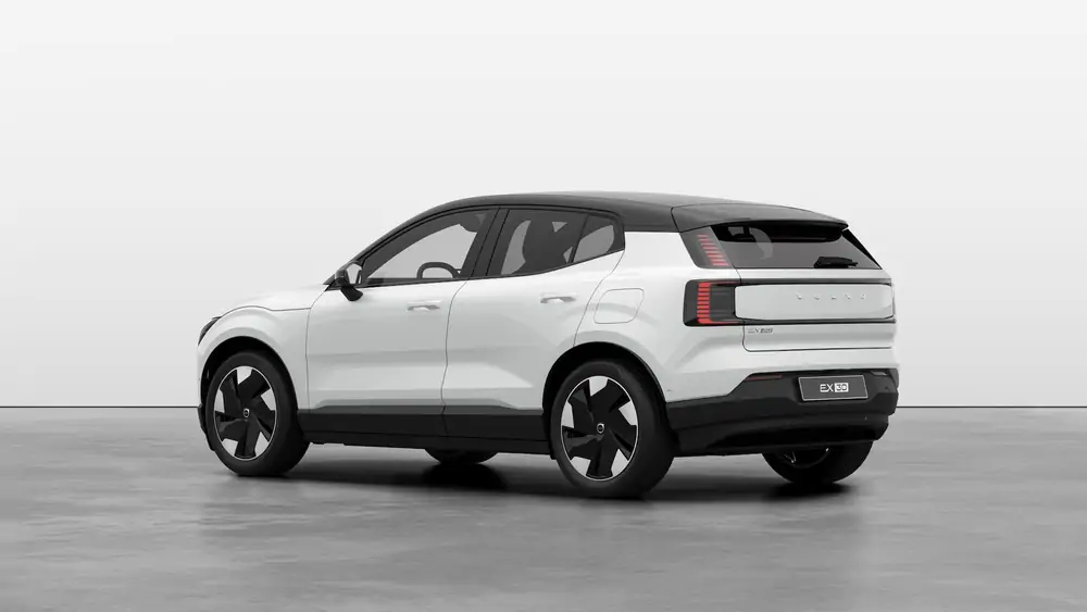 Nouveau Volvo EX30 SUV Ultra Électrique 2 roues motrices (Propulsion) Crystal White Pearl 2
