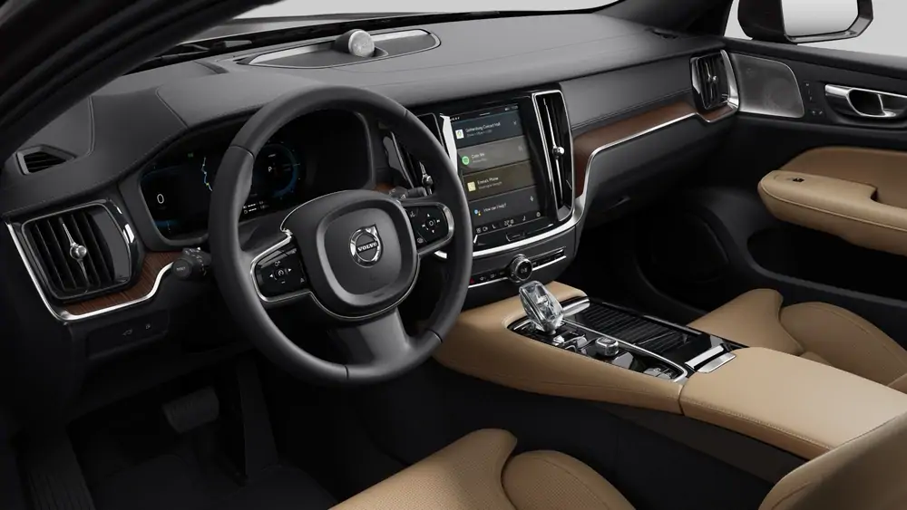Nouveau Volvo V60 Break Ultimate Hybride rechargeable 4 roues motrices Platinum Grey 4