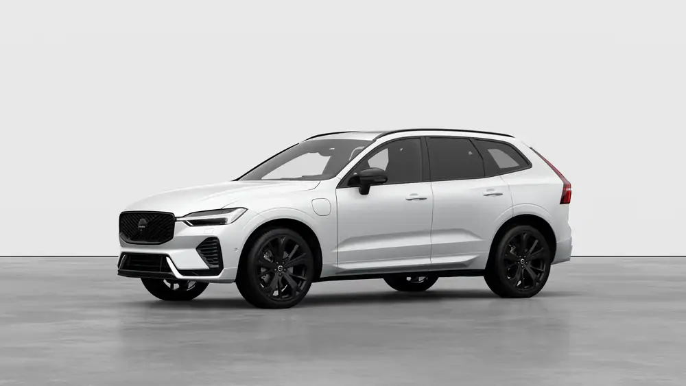Nouveau Volvo XC60 SUV Ultimate Hybride rechargeable 4 roues motrices Crystal White Pearl 1