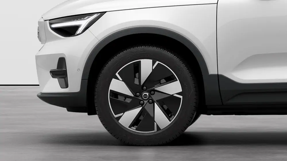 Nouveau Volvo EC40 Crossover (SUV Coupé) Ultra Électrique 2 roues motrices (Propulsion) Crystal White Pearl 3