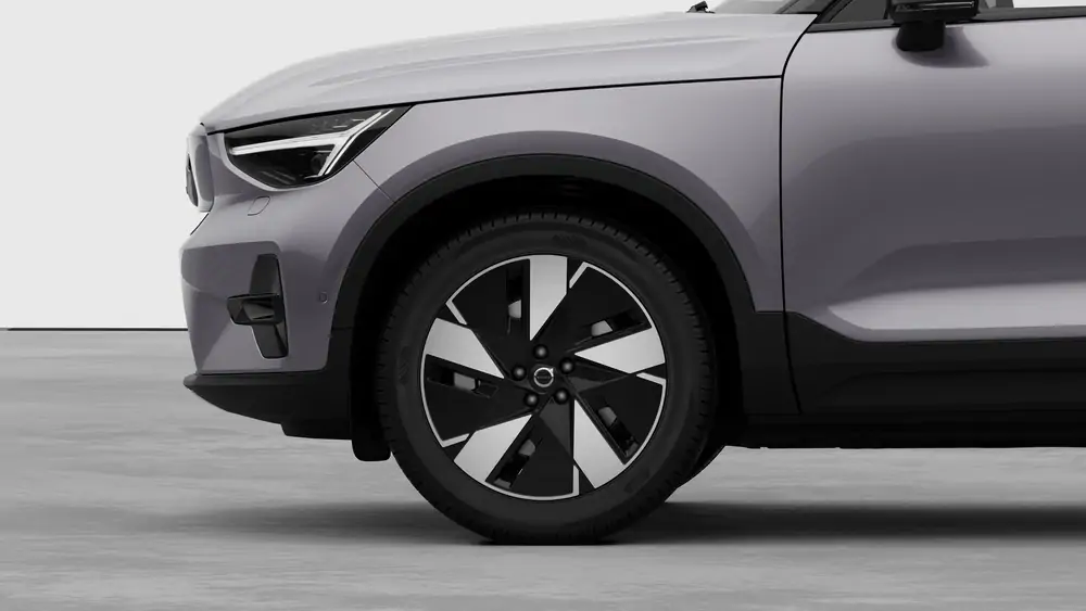 Nouveau Volvo EC40 Crossover (SUV Coupé) Ultra Électrique 2 roues motrices (Propulsion) Aurora Silver 3