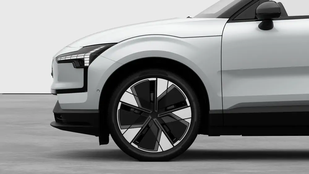 Nouveau Volvo EX30 SUV Ultra Électrique 2 roues motrices (Propulsion) Crystal White Pearl 3