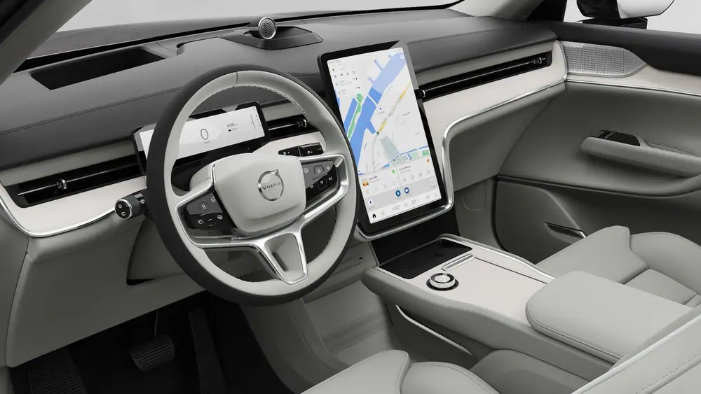 Nouveau Volvo EX90 SUV Ultra Électrique Platinum Grey 4