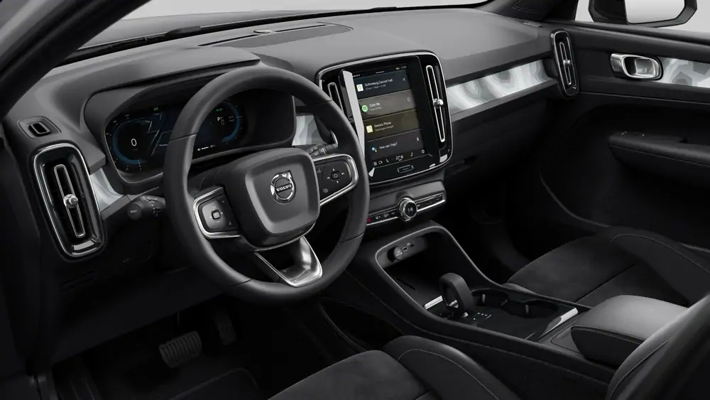 Nouveau Volvo C40 Crossover (SUV Coupé) Plus Électrique 2 roues motrices (Propulsion) Vapour Grey 4