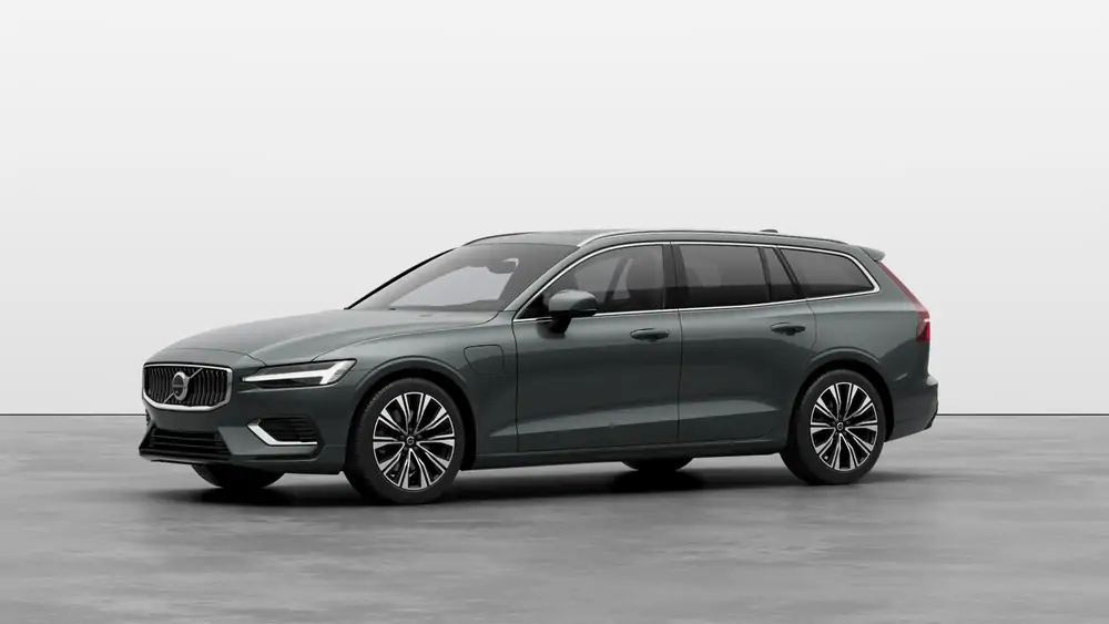 Nouveau volvo V60 Break Ultra Hybride rechargeable 4 roues motrices Forest Lake 1