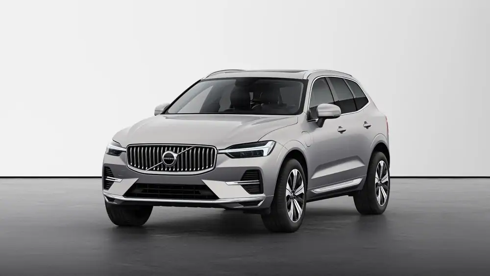 Nouveau Volvo XC60 SUV Plus Hybride rechargeable 4 roues motrices Silver Dawn 1