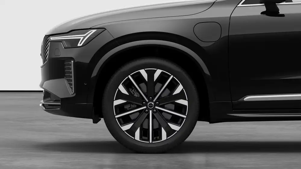 Nouveau Volvo XC90 SUV Ultimate Hybride rechargeable 4 roues motrices Onyx Black 3