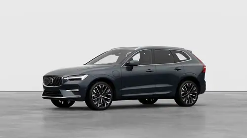 Nouveau Volvo XC60 SUV Ultimate Hybride rechargeable 4 roues motrices Denim Blue