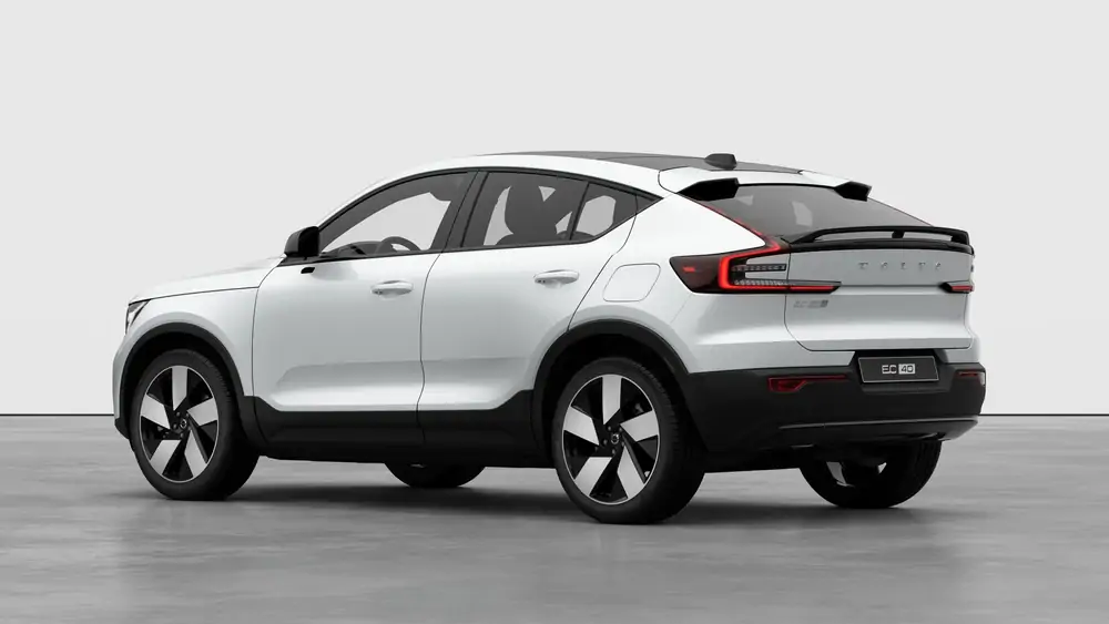 Nouveau volvo EC40 Crossover (SUV Coupé) Plus Électrique 2 roues motrices (Propulsion) Crystal White Pearl 2