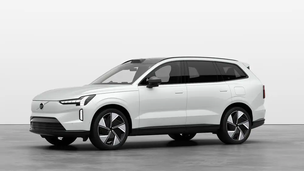Nouveau Volvo EX90 SUV Ultra Électrique Crystal White Pearl 1