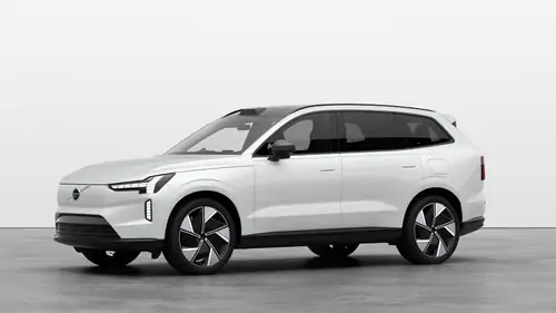 Nouveau Volvo EX90 SUV Ultra Électrique Crystal White Pearl