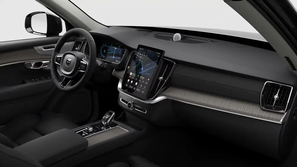 Nouveau Volvo XC90 SUV Ultimate Hybride rechargeable 4 roues motrices Onyx Black 4