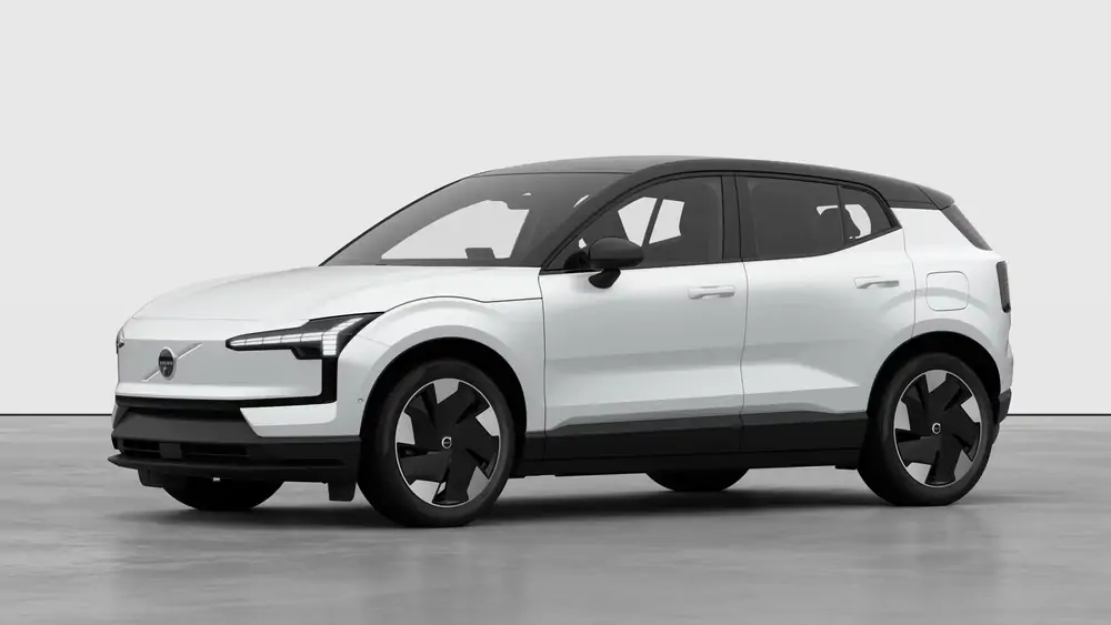 Nouveau Volvo EX30 SUV Ultra Électrique 2 roues motrices (Propulsion) Crystal White Pearl 1