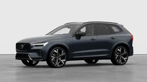 Nouveau Volvo XC60 SUV Ultimate Hybride rechargeable 4 roues motrices Denim Blue