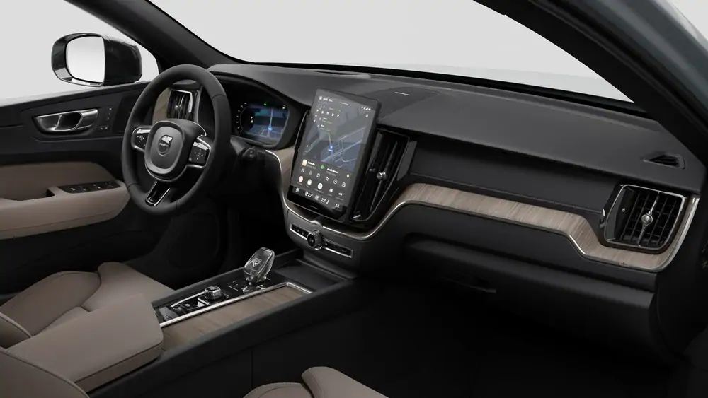 Nouveau Volvo XC60 SUV Ultimate Hybride rechargeable 4 roues motrices Vapour Grey 4