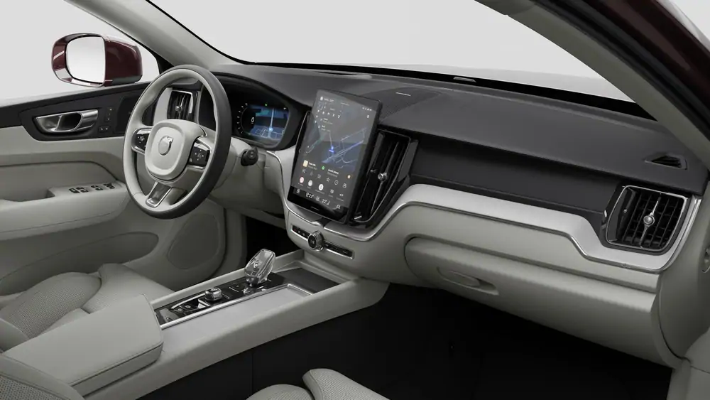 Nouveau Volvo XC60 SUV Ultimate Hybride rechargeable 4 roues motrices Mulberry Red 4