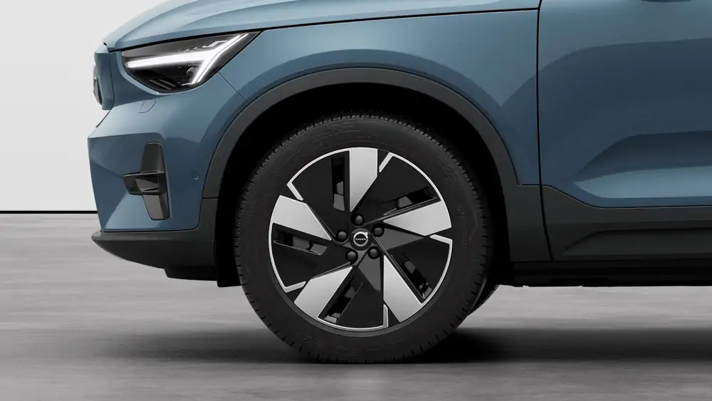 Nouveau Volvo EC40 Crossover (SUV Coupé) Ultra Électrique 2 roues motrices (Propulsion) Fjord Blue 3