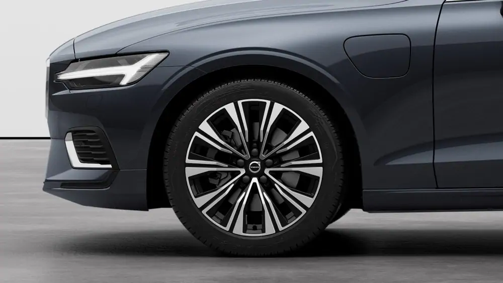 Nouveau Volvo V60 Break Ultimate Hybride rechargeable 4 roues motrices Denim Blue 3