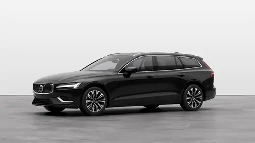 Nouveau Volvo V60 Break Ultimate Hybride rechargeable 4 roues motrices Onyx Black